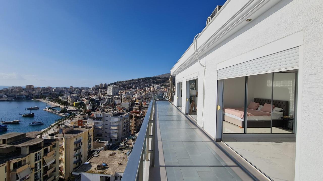 Rocknest Sea View Penthouse Apartment Sarandë Exterior foto