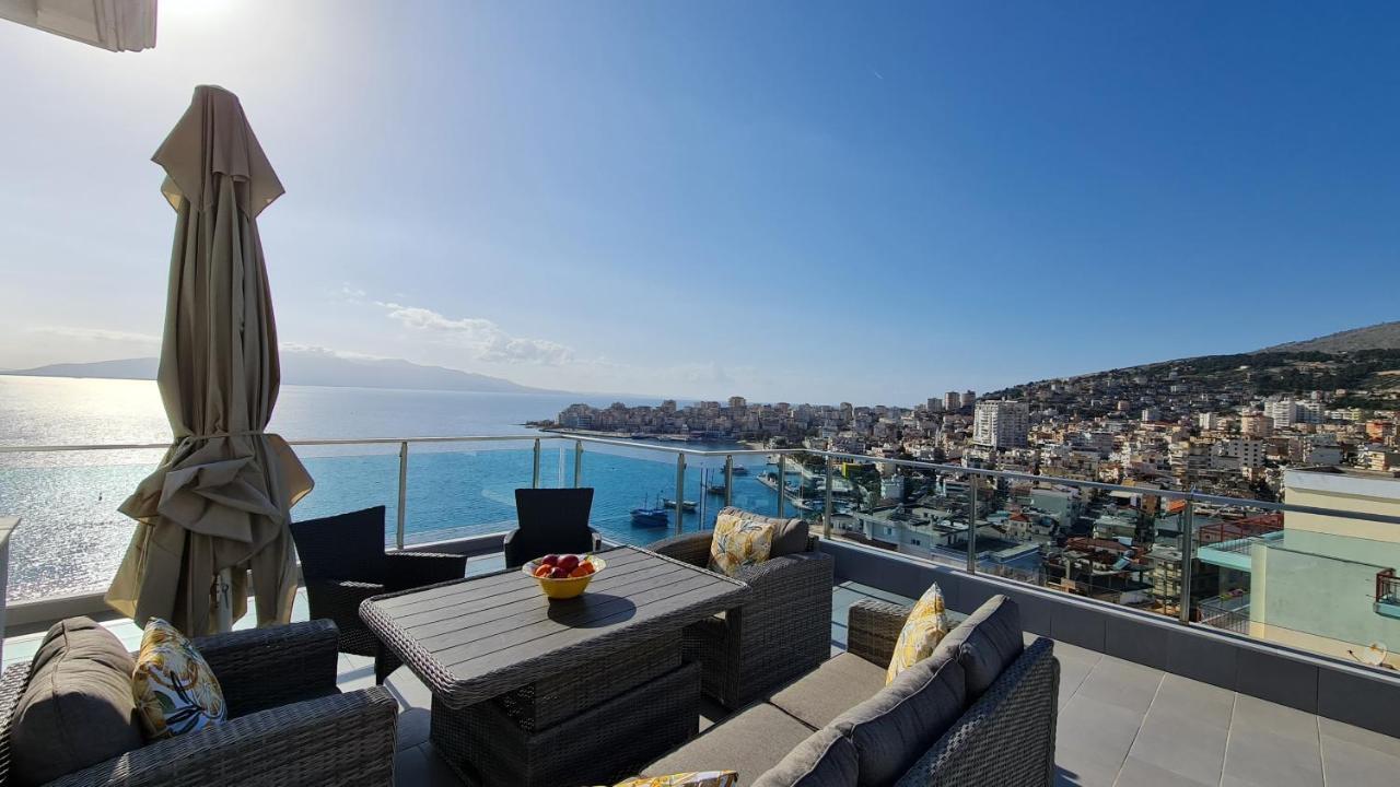 Rocknest Sea View Penthouse Apartment Sarandë Exterior foto