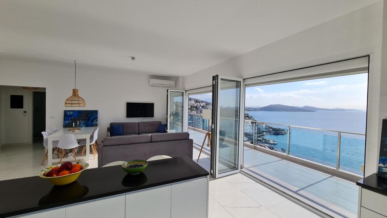 Rocknest Sea View Penthouse Apartment Sarandë Exterior foto