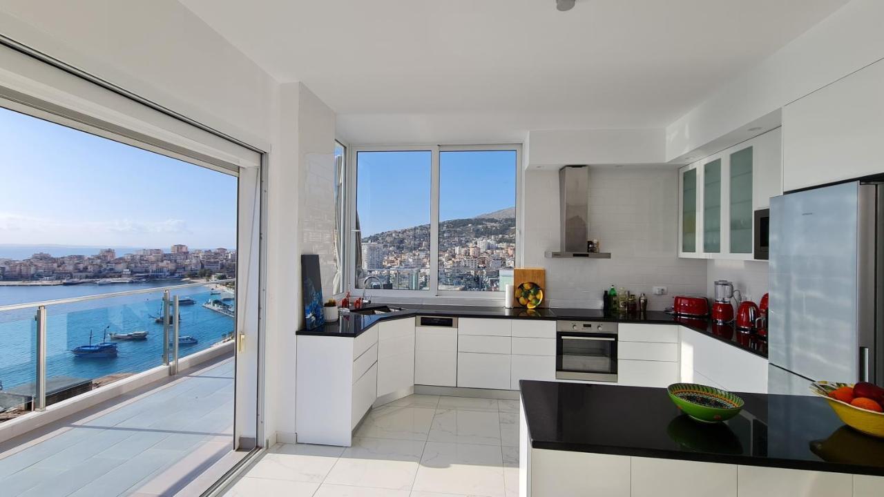 Rocknest Sea View Penthouse Apartment Sarandë Exterior foto