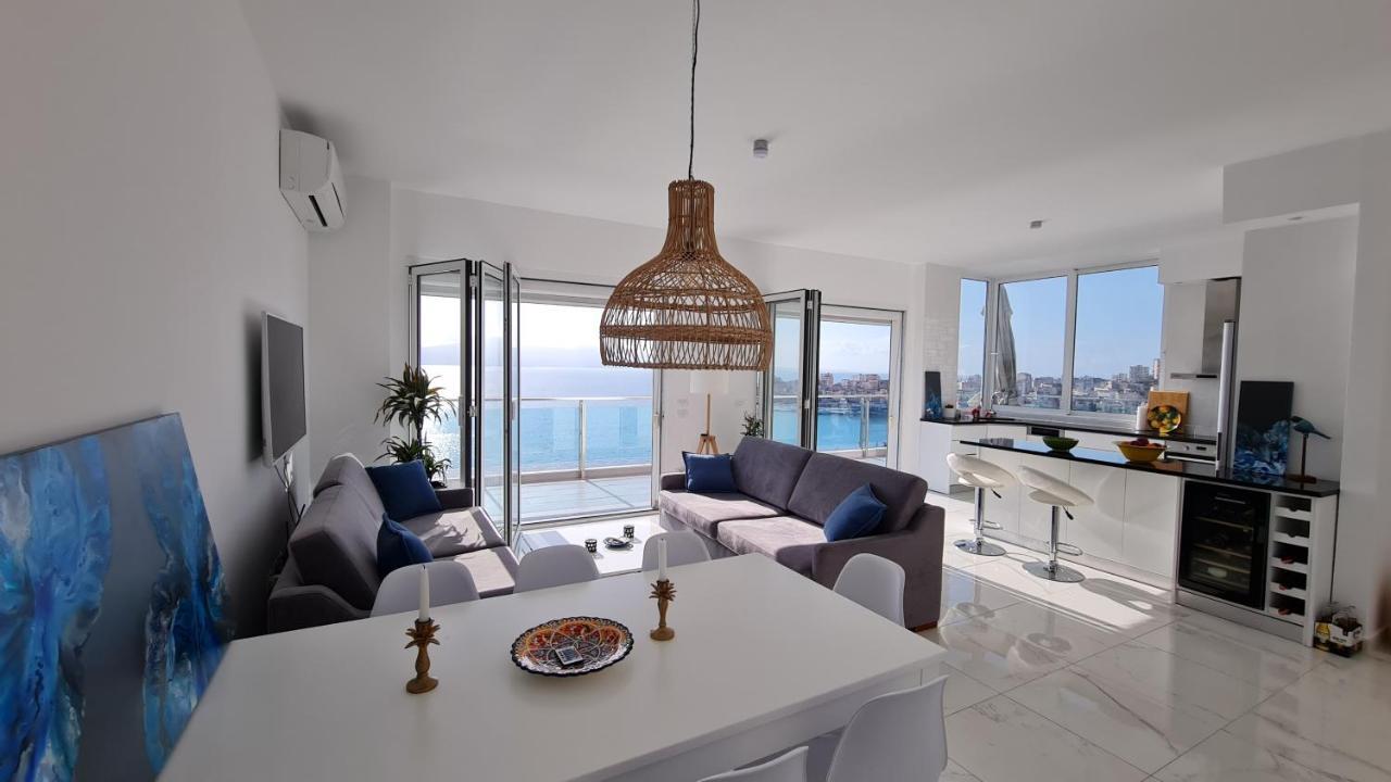 Rocknest Sea View Penthouse Apartment Sarandë Exterior foto