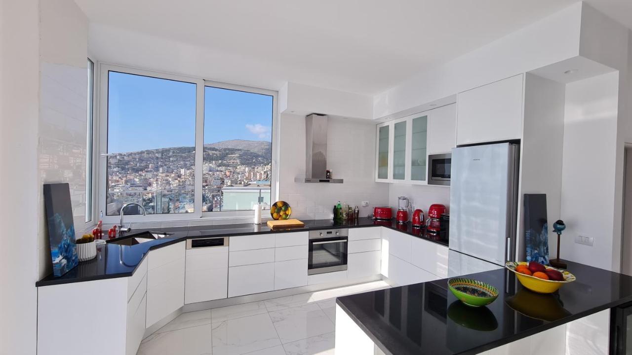 Rocknest Sea View Penthouse Apartment Sarandë Exterior foto
