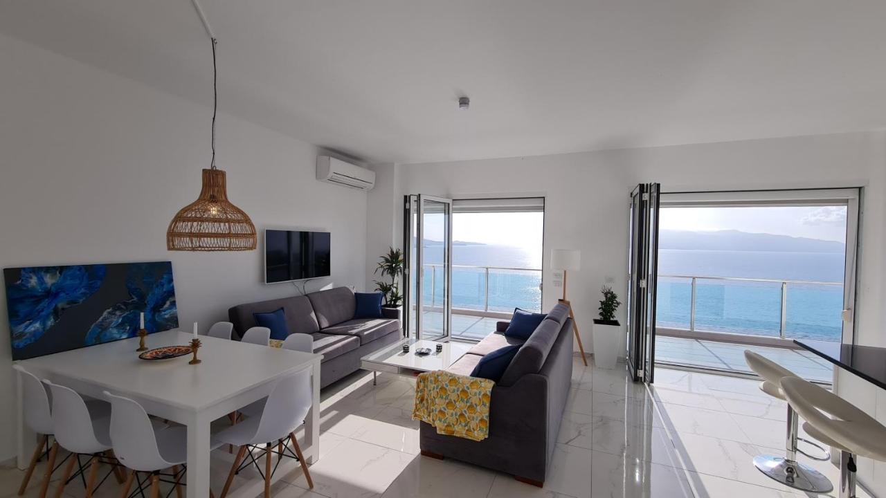 Rocknest Sea View Penthouse Apartment Sarandë Exterior foto