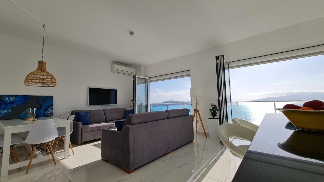 Rocknest Sea View Penthouse Apartment Sarandë Exterior foto